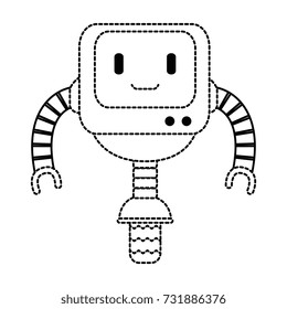 electronic robot with wheels