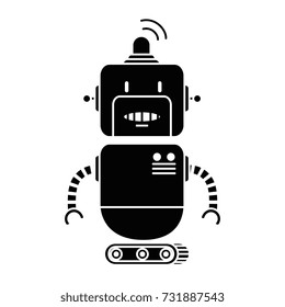 electronic robot with wheels