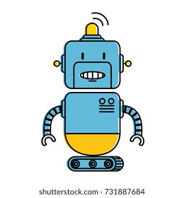 electronic robot with wheels