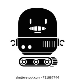 electronic robot with wheels