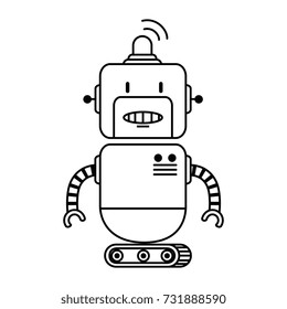 electronic robot with wheels