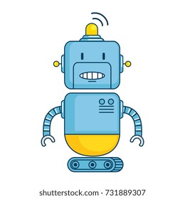 electronic robot with wheels