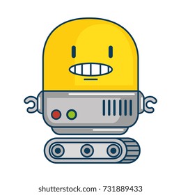 electronic robot with wheels