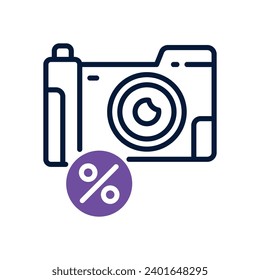electronic sale icon. vector line icon for your website, mobile, presentation, and logo design.