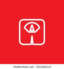 Elektronisches Zifferblatt-Symbol, Vorlage für grafische Ressourcen, Vektorgrafik.