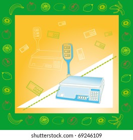 Electronic scales for products