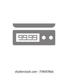 Electronic scales for products icon. Web element. Premium quality graphic design. Signs symbols collection, simple icon for websites, web design, mobile app, info graphics on white background
