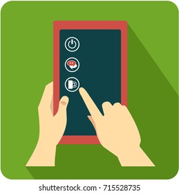 Electronic scheduler icon