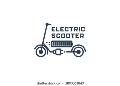 Electronic Scooter Logo Design Template