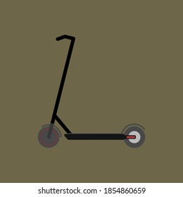 Diseño de iconos del vector de Scooter Electrónico 