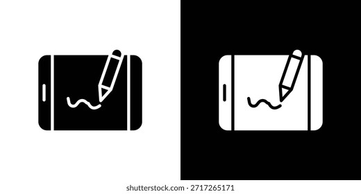 Elektronische Signatur Symbol Vektor Design Element Vektor eps 10
