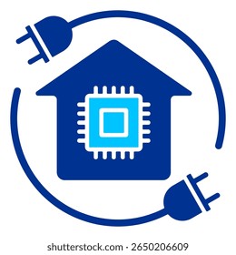 Conceito de Ilustração de Vetor de Ícone Simples Eletrônico