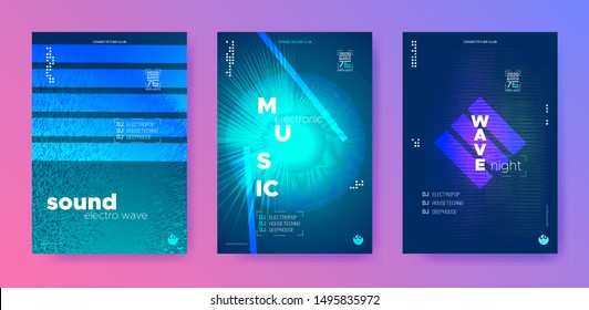 Electronic Sound Waves. Audio Circle. Vibrant Music Minimal. Vibrant Dj Flyer. Color Gradient Banner. Night Club. Color Flyer Dj. Electronic Background.