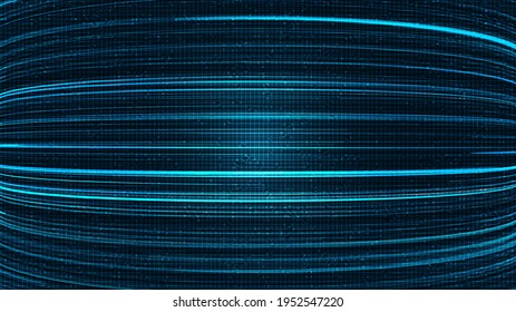Electronic Speed Lines on Blue technology Background,comic and Motion concept design,vector.