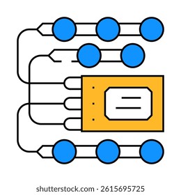 electronic stimulant line icon vector. electronic stimulant sign. isolated symbol illustration