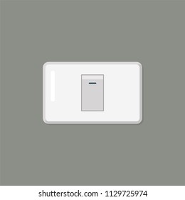 Electronic switch isolated on background. Vector illustration