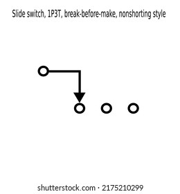 electronic switch symbol, switch icon ilustrattion vector 