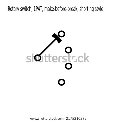 electronic switch symbol, switch icon ilustrattion vector 