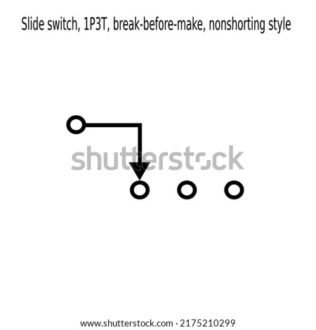 electronic switch symbol, switch icon ilustrattion vector 