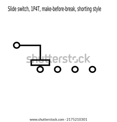 electronic switch symbol, switch icon ilustrattion vector 