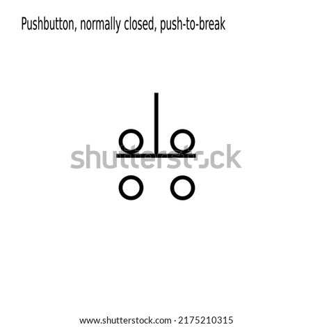 electronic switch symbol, switch icon ilustrattion vector 