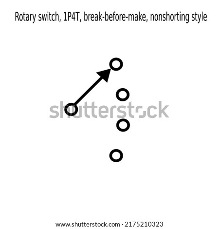 electronic switch symbol, switch icon ilustrattion vector 
