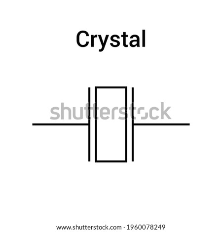 electronic symbol of crystal oscillator