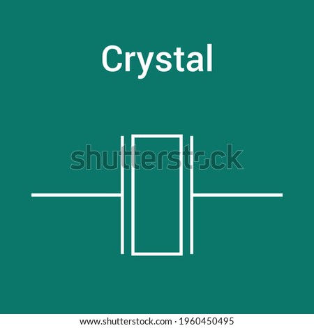 electronic symbol of crystal oscillator