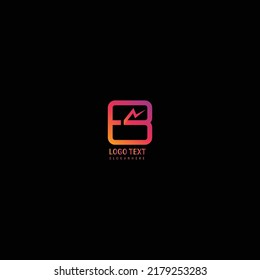 vector de diseño de logotipo de letras de tecnología electrónica