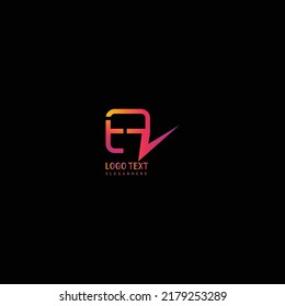 Logo-Design für elektronische Technologie