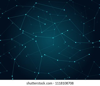 Electronic technology line design use as digital background
