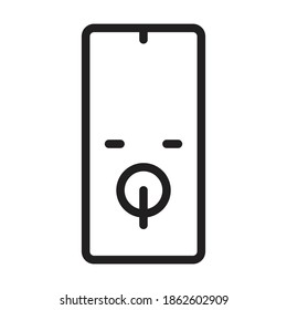 electronic technology line icon remote tv control