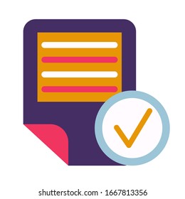 Ilustración vectorial de glifo de símbolo de documento de texto electrónico. Icono de documento en línea, anotación y marca