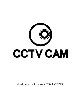 logotipo con temática electrónica, el logotipo cctv es un logotipo sencillo y moderno para marcas en el ámbito de la electrónica