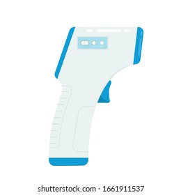 Electronic thermometer baby. Electronic thermometer vector.