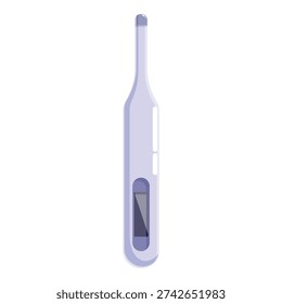 Electronic thermometer displaying temperature, ideal for checking fever and monitoring health