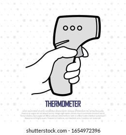 Elektronisches Thermometer zur Temperaturmessung bei Fiebererkrankungen