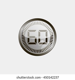 Electronic timer 60 seconds.
