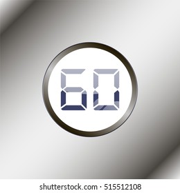 Electronic timer 60 seconds.