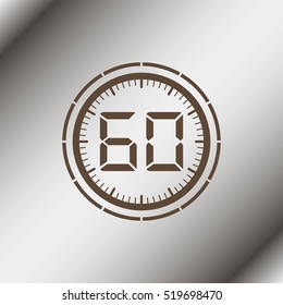 Electronic timer 60 seconds.