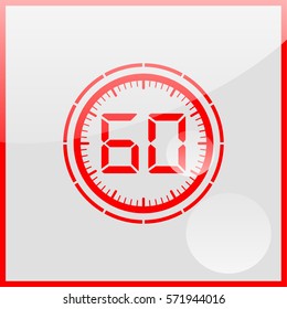 Electronic timer 60 seconds.