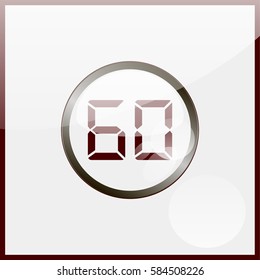 Electronic timer 60 seconds.