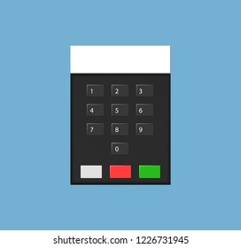 Electronic urn vector. Vote. The choice of the two candidates. Presidential election