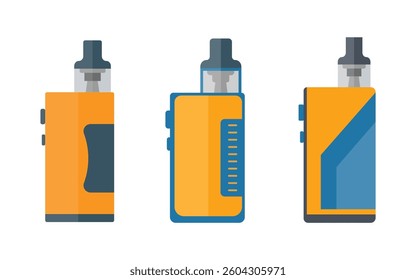 Electronic Vape Clip Art Set