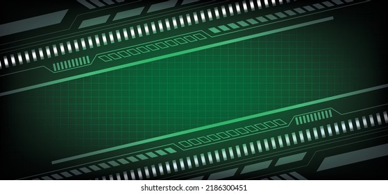Gráfico de la línea verde del vector electrónico