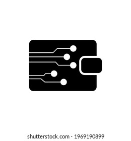 Electronic Wallet Icon. Modern Payment Methods Symbol - Vector, Sign Applied to Design, Presentation, Website or Apps Elements.