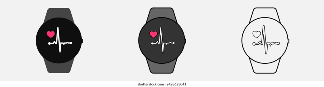 Reloj electrónico para correr con un monitor de frecuencia cardíaca. Reloj inteligente Fitness Tracker
