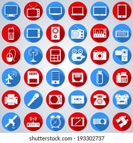 Electronic web icons