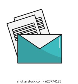 electronical message online letter icon