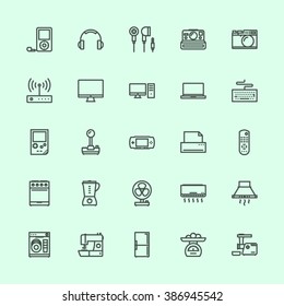 Electronics & Appliances Icons